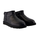 Botines Classic Ultra Mini Lthr Regen Ugg Cuero Negro