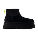 Botines Clásicos Mini Dipper Ugg Cuero Negro