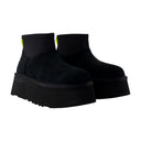 Botines Clásicos Mini Dipper Ugg Cuero Negro