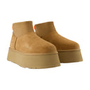 W Classic Mini Dipper Boots Ugg Leather Brown