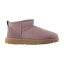 W Classic Ultra Mini Boots Ugg Leather Purple