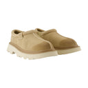 M Tasman Lug Mules Ugg Leather Beige