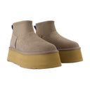 W Classic Mini Dipper Boots Ugg Leather Brown