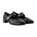 Cap Toe Mary Jane Ballerinas Tory Burch Leather Black