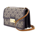T Monogram Bolso de hombro Tory Burch Leather Blue