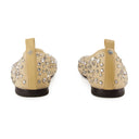 Crystal Ballerinas Tory Burch Nylon Beige