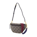 T Monogram Belt Crossbody Tory Burch Cotton Blue