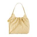 Mini spalla Fleming Mini spalla Tory Burch Leather Beige