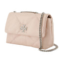 Kira Diamond Small Convertible Bag Tory Burch Leather Pink