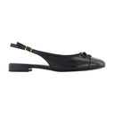 Cap toe slingbacks Tory burch skinn svart