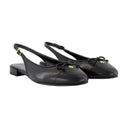 Cap toe slingbacks Tory burch skinn svart