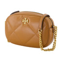 Kira Diamond Camera Crossbody Tory Burch Leather Brown