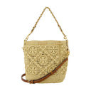 T SCHEA MONOGRAMMA TORY BURCH RAFIA BEIGE