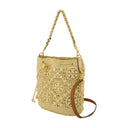 T SCHEA MONOGRAMMA TORY BURCH RAFIA BEIGE