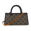 T monogram bolso pequeño tory burch algodón azul