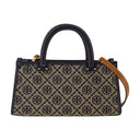 T monogram bolso pequeño tory burch algodón azul