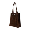 Turnlock Small Shopper Bag Tory Burch Leather Brown