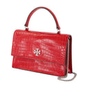 Kira Mini Top Many Billet en la cadena Tory Burch Leather Red
