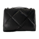 Kira Diamond Powder Convertible Bag Tory Burch Leather Black