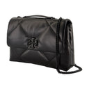Kira Diamond Powder Convertible Bag Tory Burch Leather Black