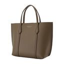 Perry Small Shopper Bag Tory Burch Leather Khaki