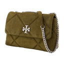 Kira Diamond Small Convertible Shoulder Bag Tory Burch Leather Green