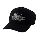 Spirit Cap Amiri Cotton Black