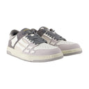 Distressed Skel Top Low Sneakers Amiri Leather Grey