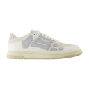 Skel Top Low Sneakers Amiri Leather Grey