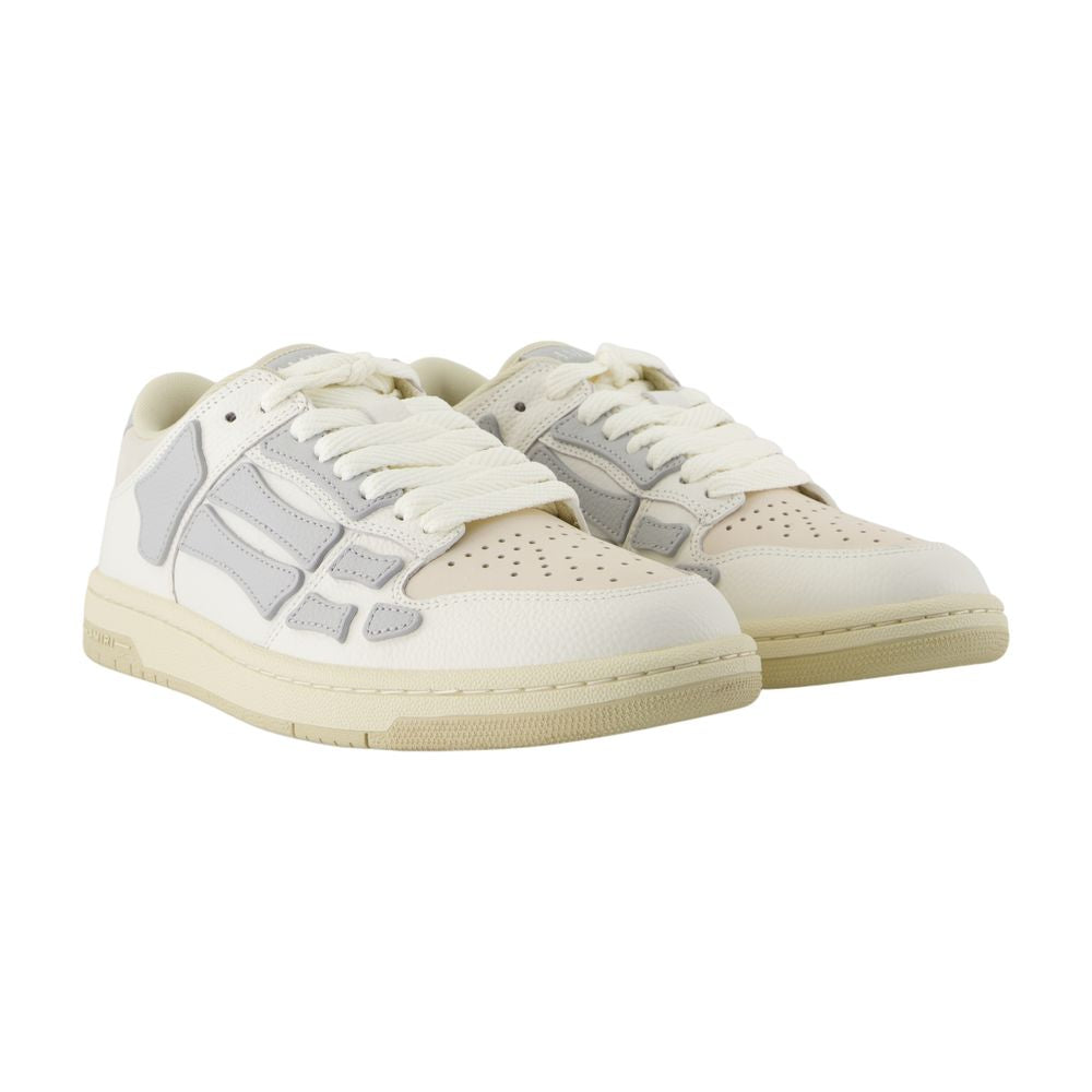SKEL TOP LOW Sneakers Amiri Ledergrau