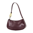 Ollie Shoulder Bag Staud Leather Burgundy