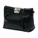 Cuff Clutch Staud Leather Black