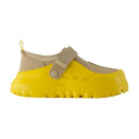 Baskets Peakmod Lowcut Ugg Cuir Beige/Vert