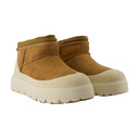 Cl Ultra Mini Weather Hybrid Ankle Boots Ugg Leather Brown