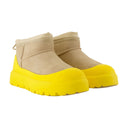 Cl Ultra Mini Weather Hybrid Ankle Boots Ugg Leather Beige