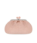 Max Mara Weekend Pasticcino Fortuna Medium Pink Clutch