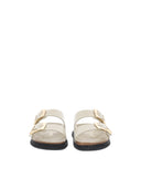 Birkenstock Arizona Db Hex Shine Ecru, Natural Leather, S