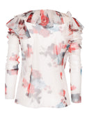 Philosophy Di Lorenzo Serafini Camicia Bianca Con Fantasia