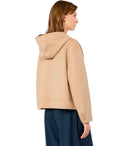 Max Mara Weekend Ridente Beige Hooded Jacket