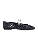 Scarpe pianeggianti di Casadei nere