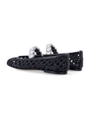 Scarpe pianeggianti di Casadei nere