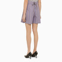 Vivienne Westwood Short W Cj Lilac Striped Cotton