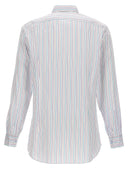 Etro Logo Sticker gestreiftes Hemd