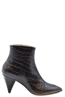Polly Plume Booties Black