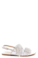 Polly Plume Sandals White