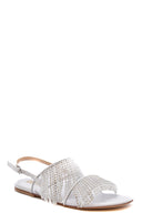 Polly Plume Sandals White