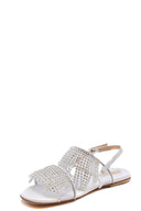 Polly Plume Sandals White
