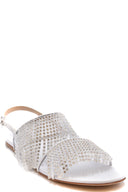 Polly Plume Sandals White