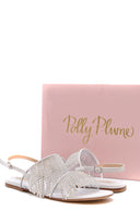 Polly Plume Sandals White