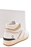 D.A.T.E. High Top Sneakers White